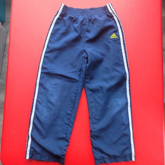 Adidas sweatpants boys' size 6 Dark Blue 3/4 Leg - Picture 1 of 8